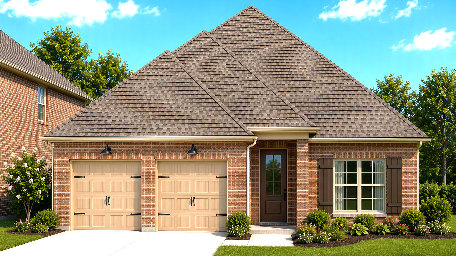 Dover single story home rendering