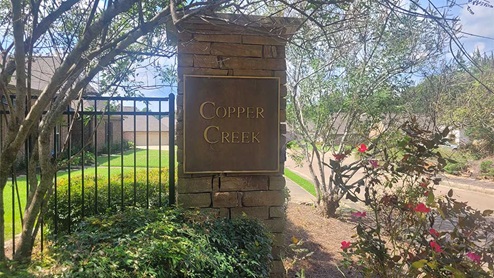Copper Creek monument in Clinton Mississippi.