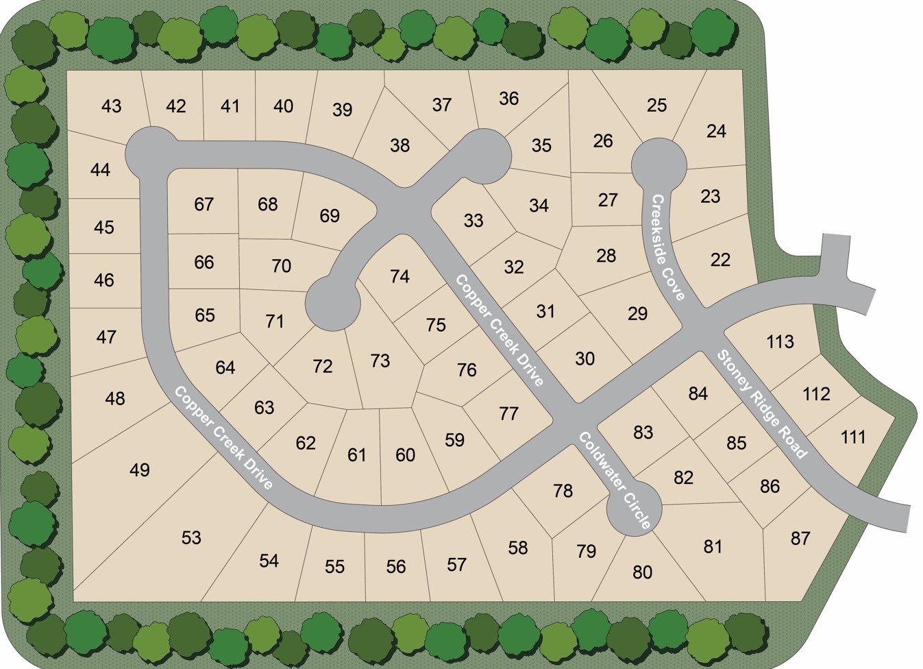 Static Lot Map