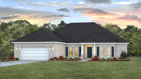Avery Single Story Rendering New Home