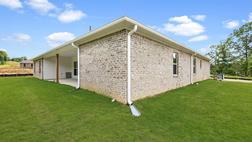Exterior back yard