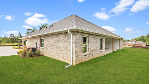 Exterior back yard