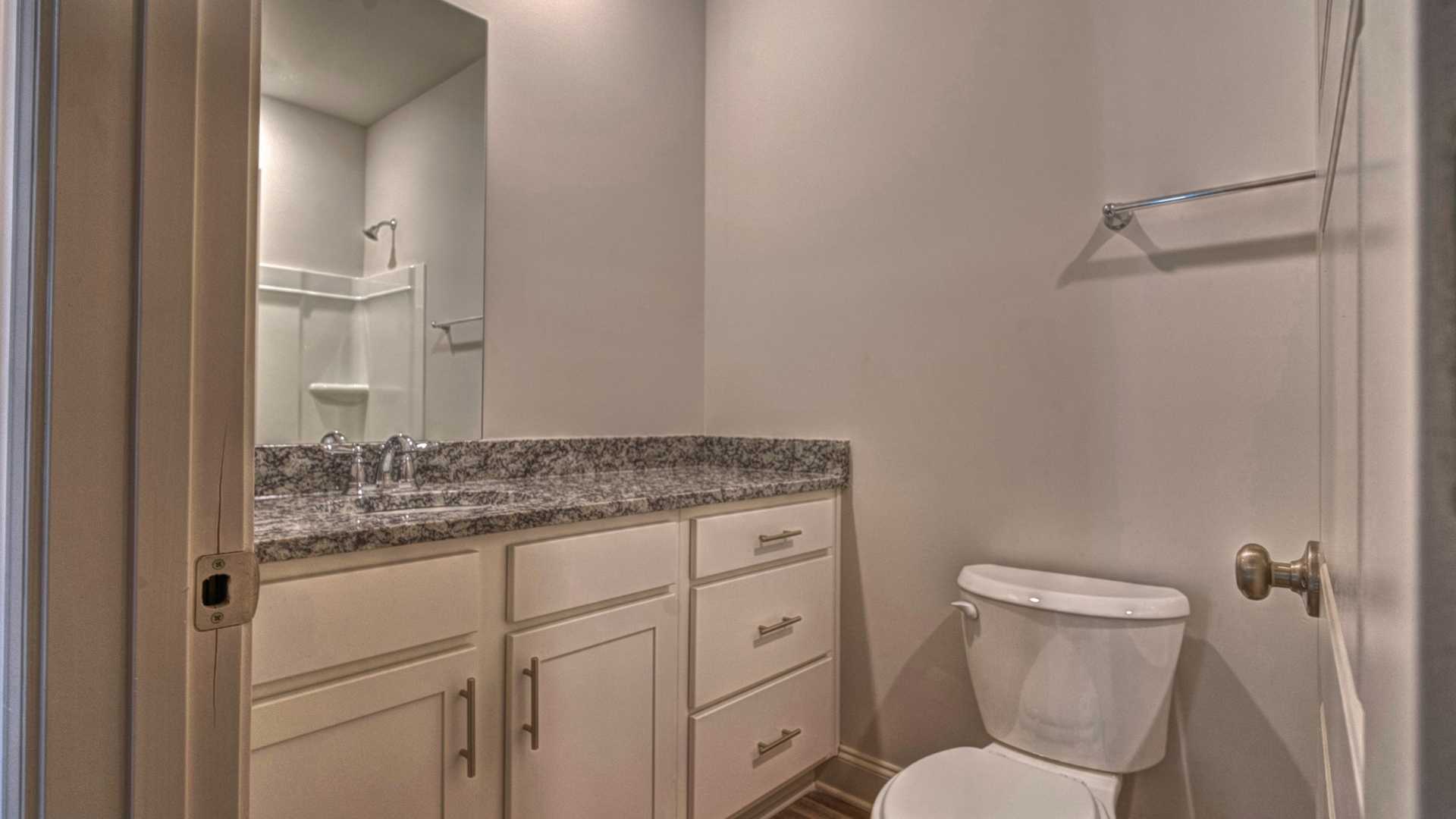 interior bathroom with sink and toiler