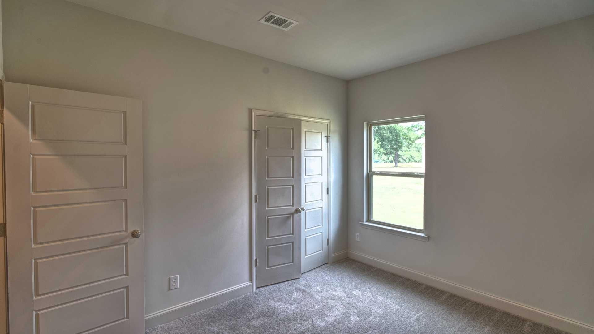 interior bedroom with window