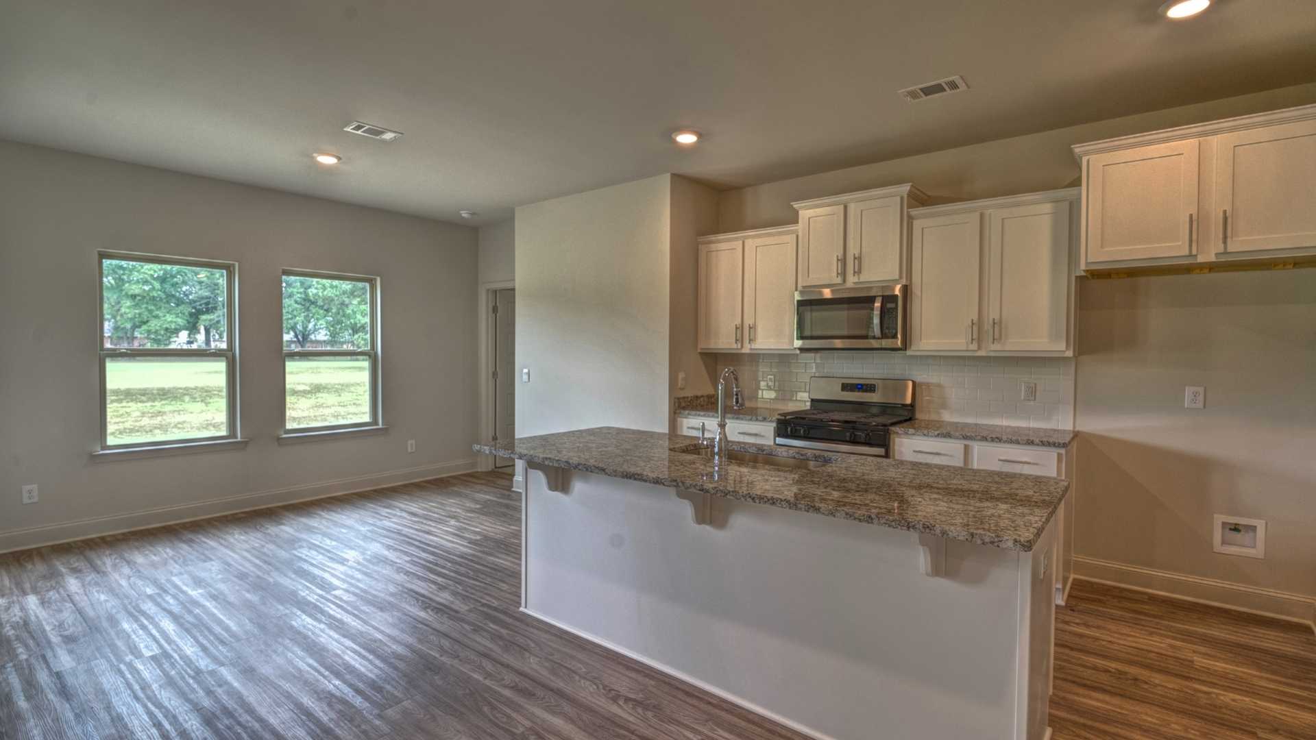 interior kitchen with central island