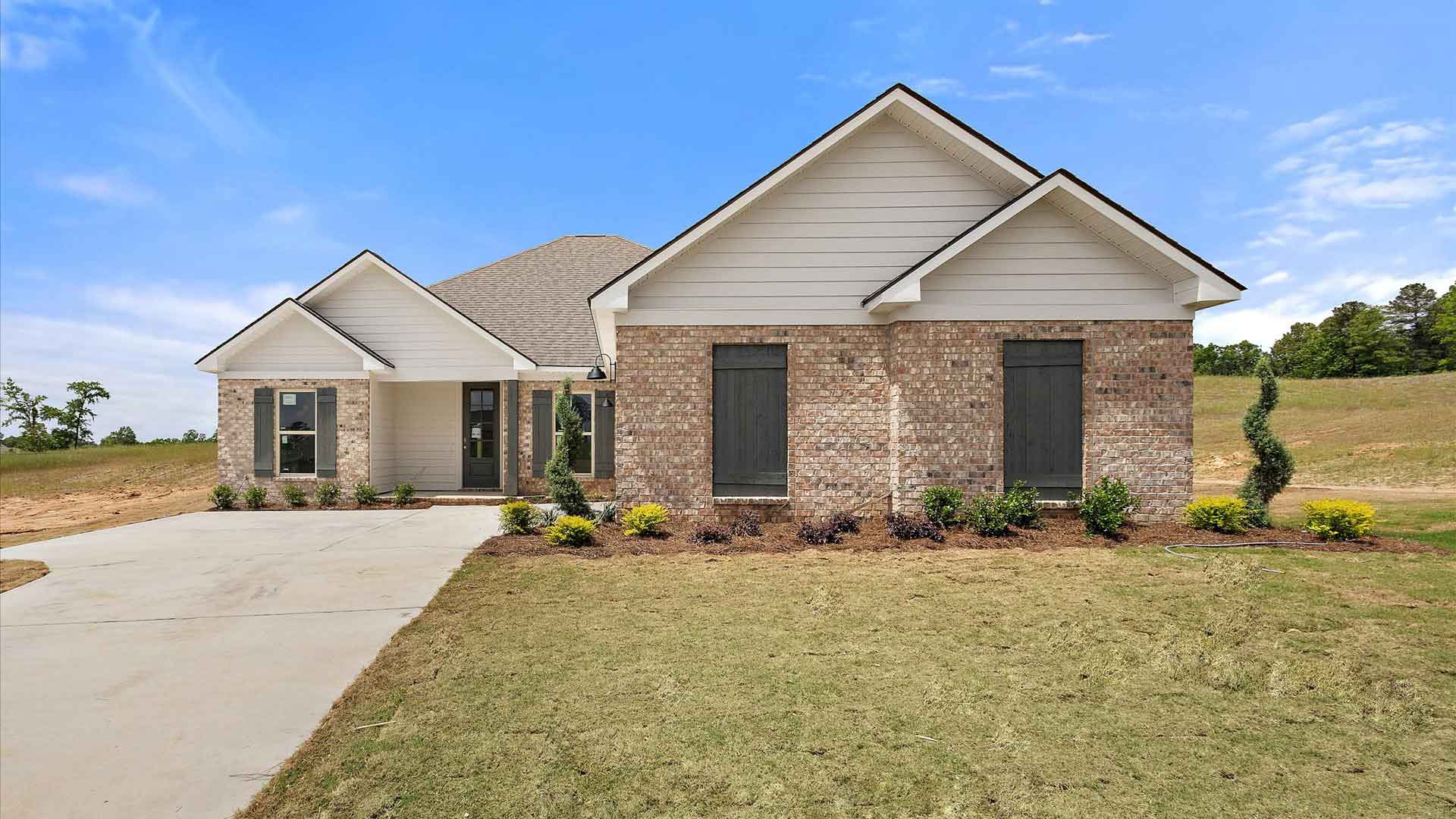 Collins single-story floorplan in Cornerstone, Brandon, MS.