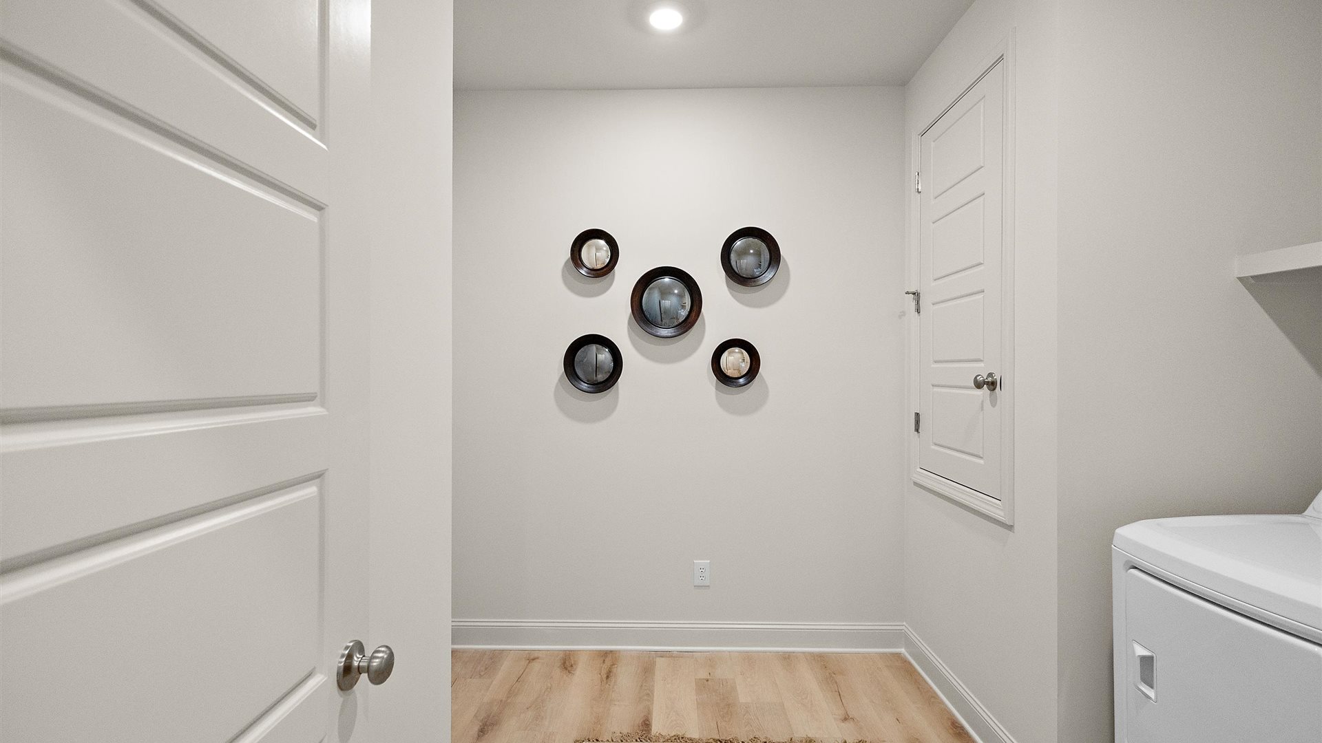 Horseshoe Bend Family half bathroom, cabinets, tub-shower combo By D.R. Horton