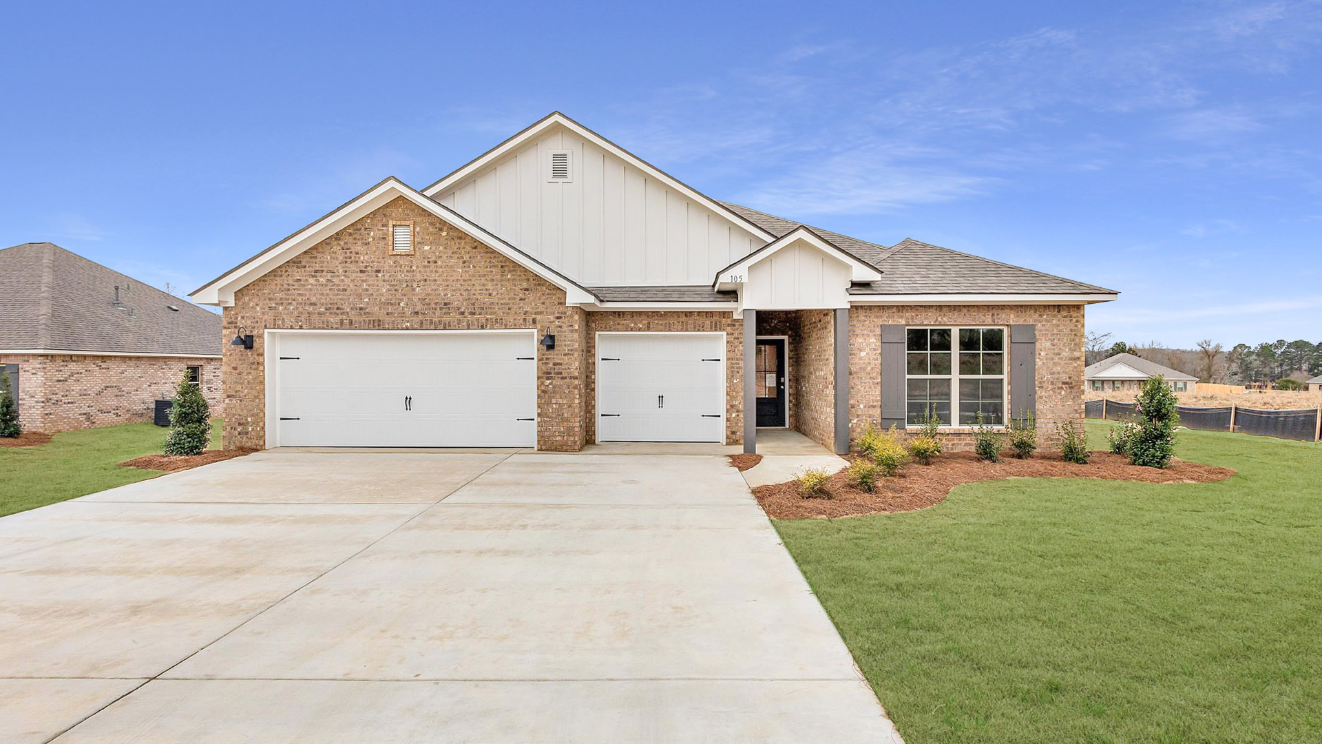 The Camden single-story floor plan in the Horseshoe Bend community.