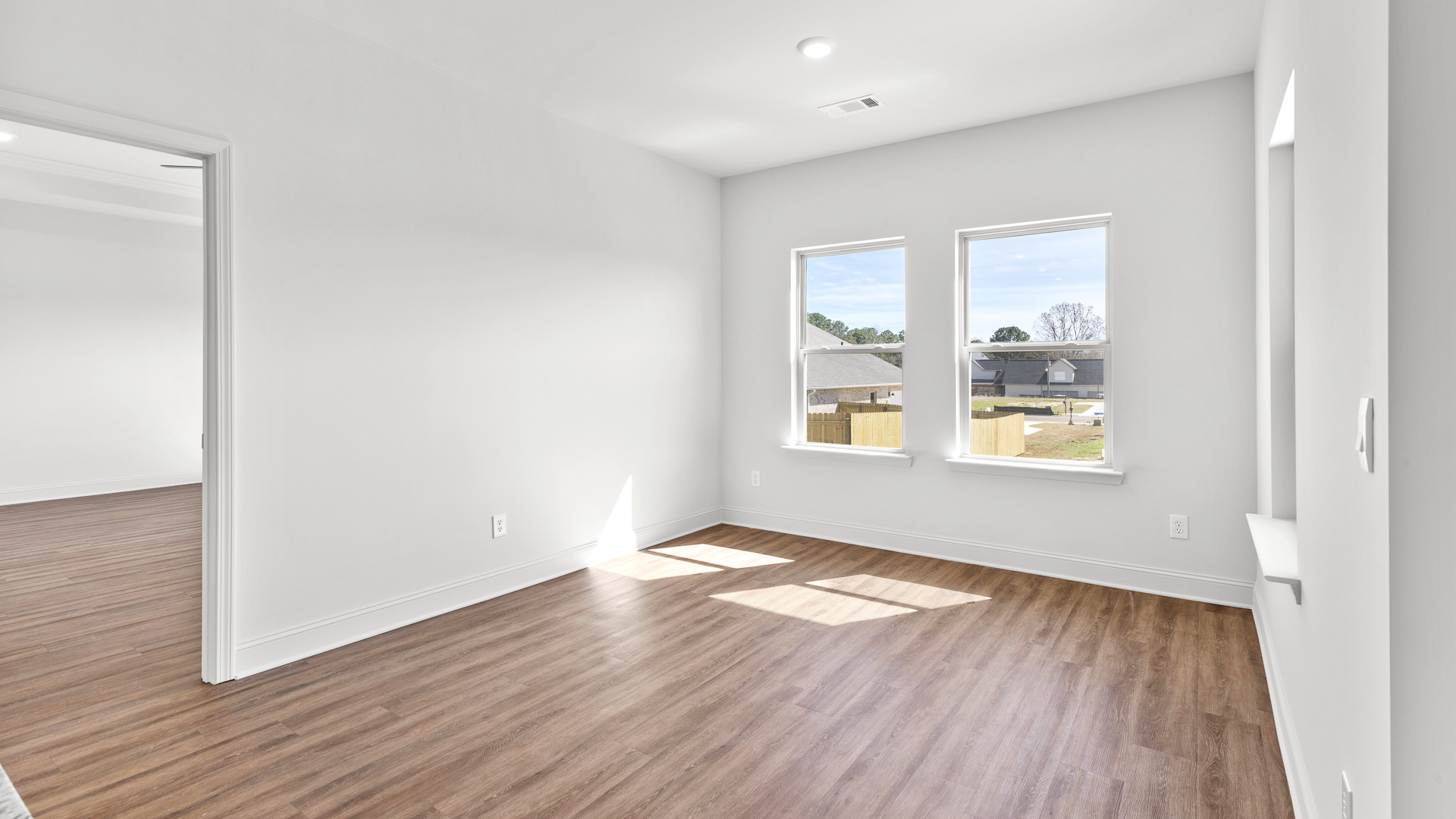 breakfast nook across from the kitchen
