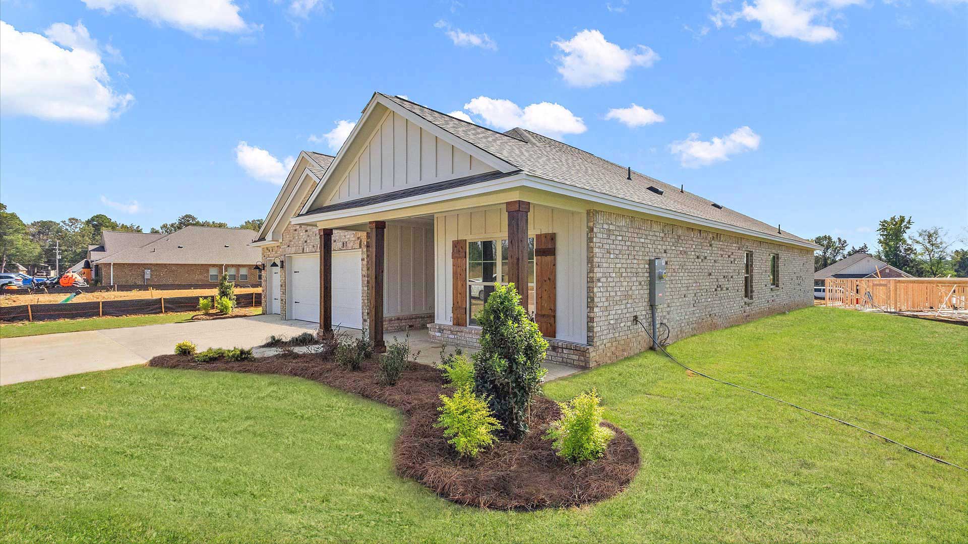 Destin single-story home with a two-car garage., in Clinton, MS.