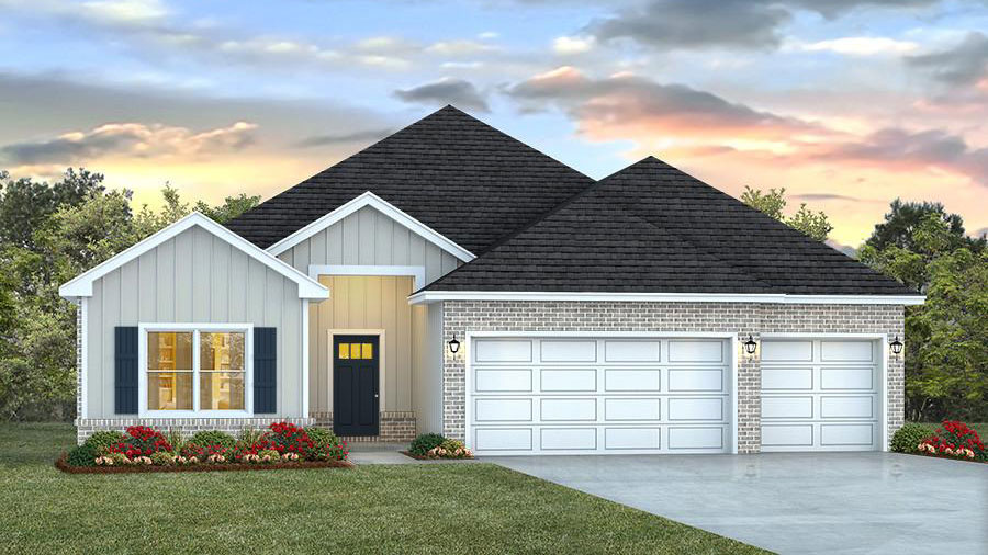 The Hawthorne single-story floorplan in Horseshoe Bend