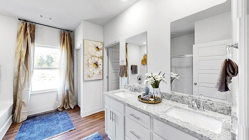 Horseshoe Bend model home interior.