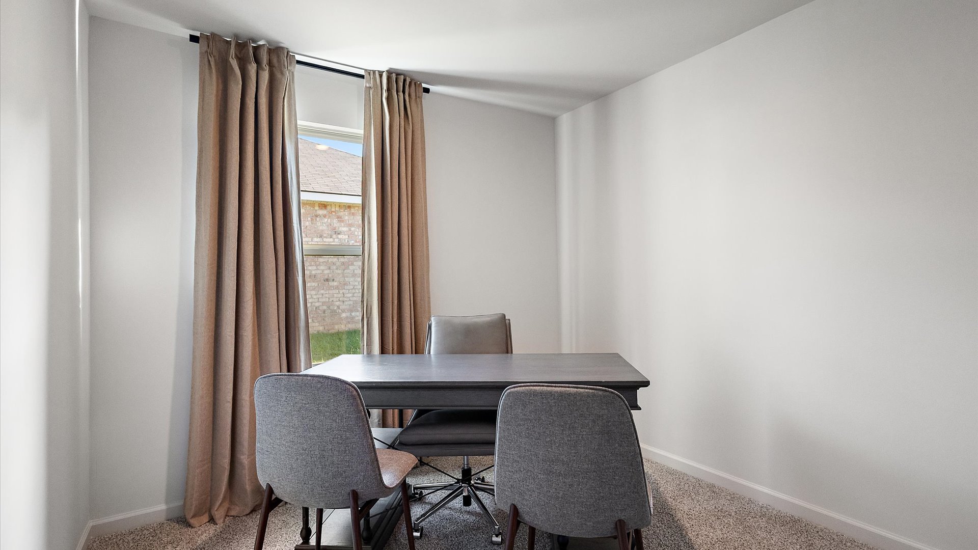 Flex space adjacent to laundry area