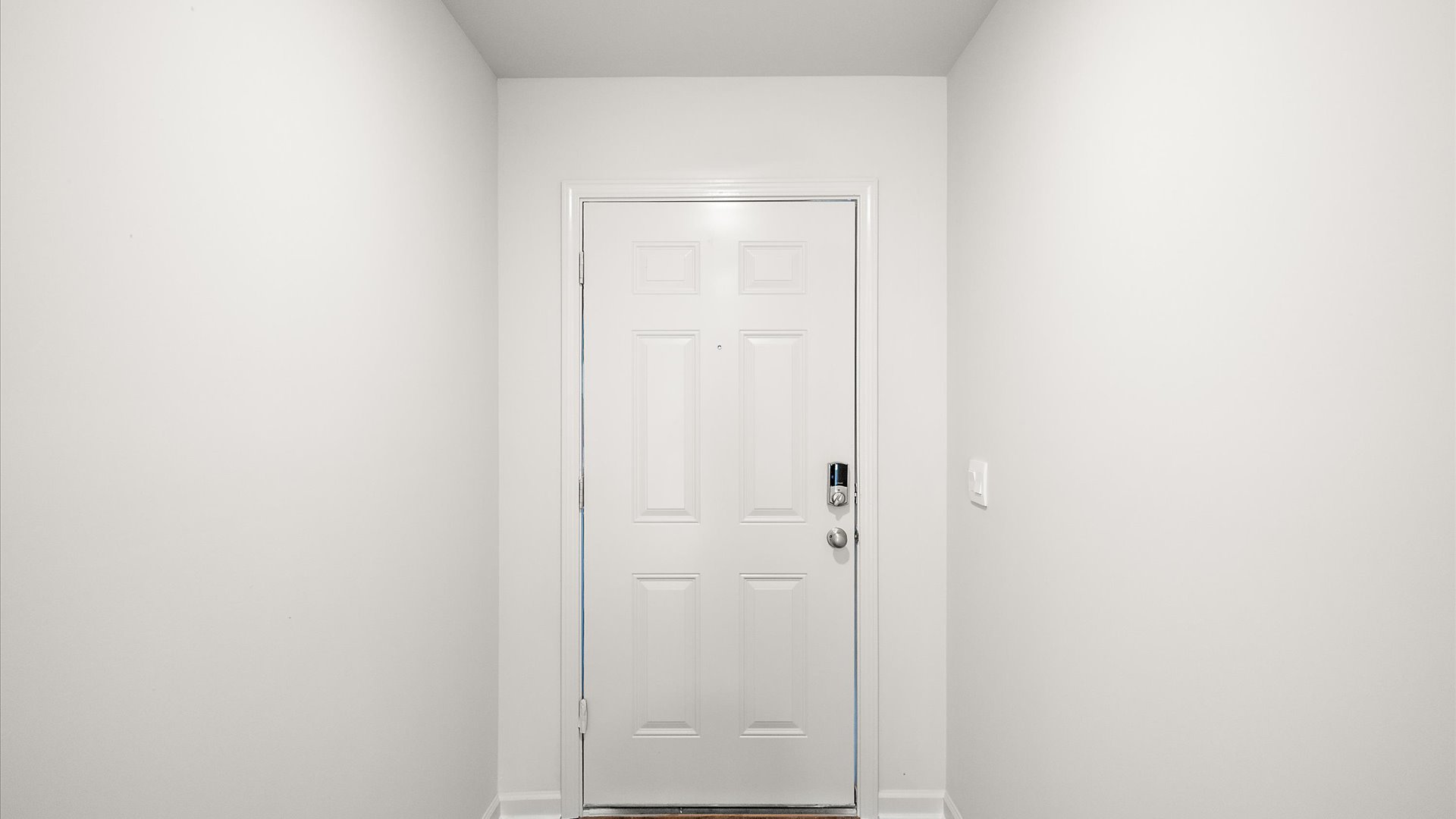 Foyer showing the entry door