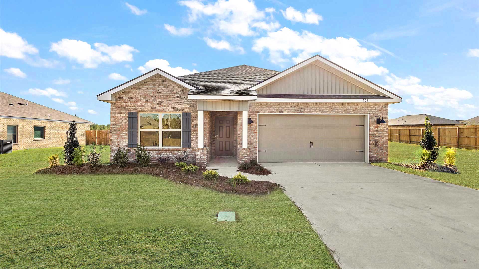The Aria single-story floor plan in Cedars of Byram