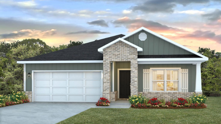 Cali single story floorplan in Cedars of Byram