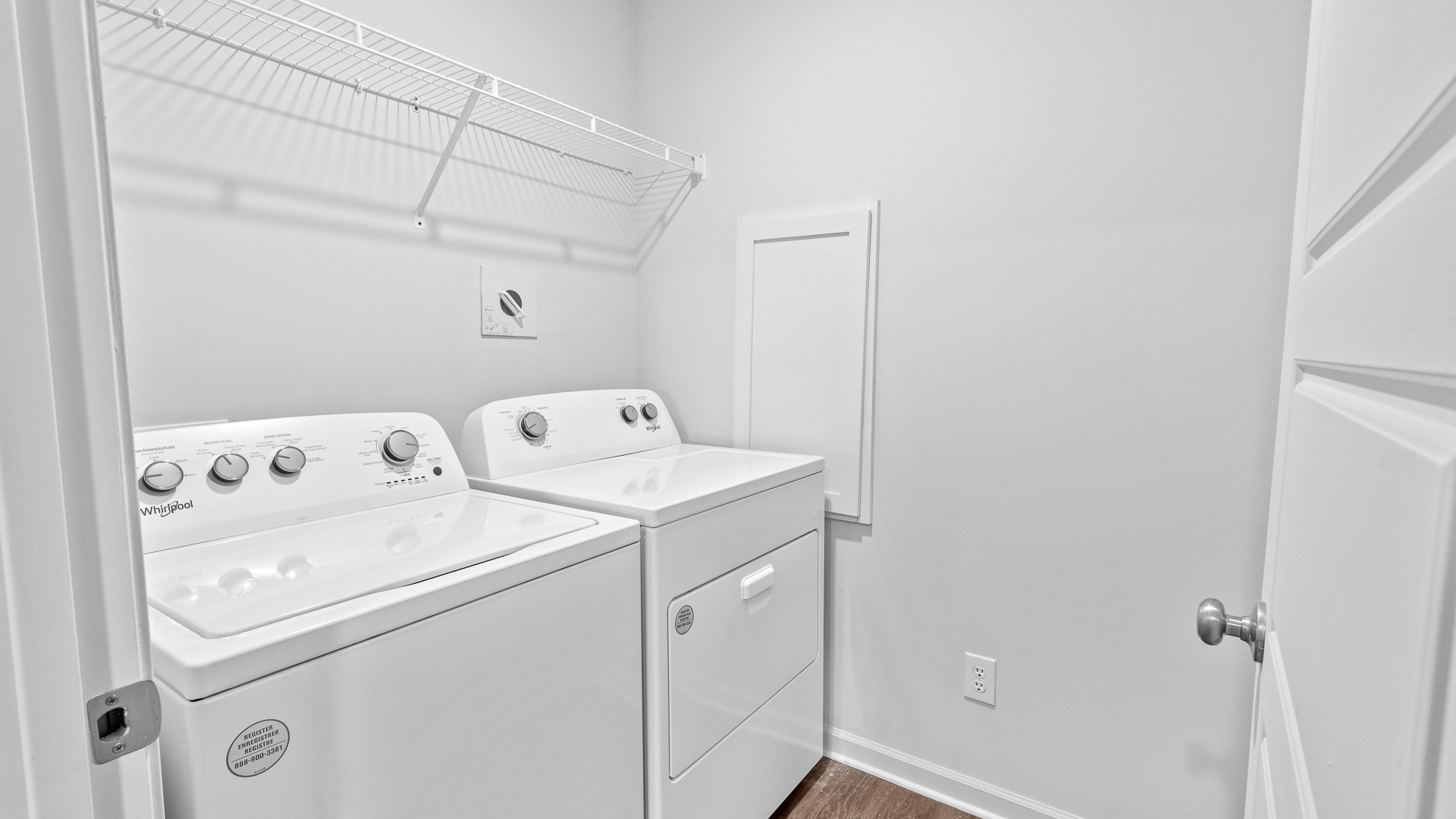 Laundry room.