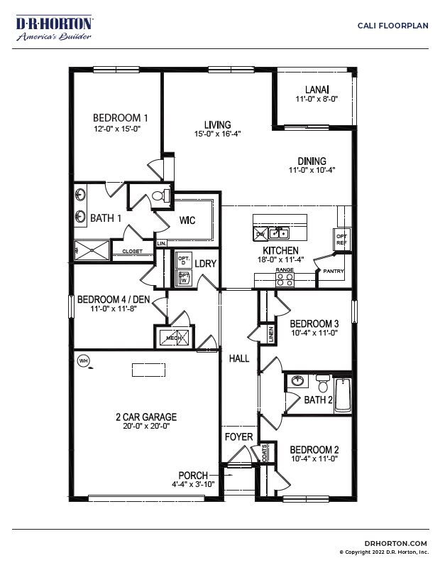Cali floorplan in Cedar of Byram Estates.