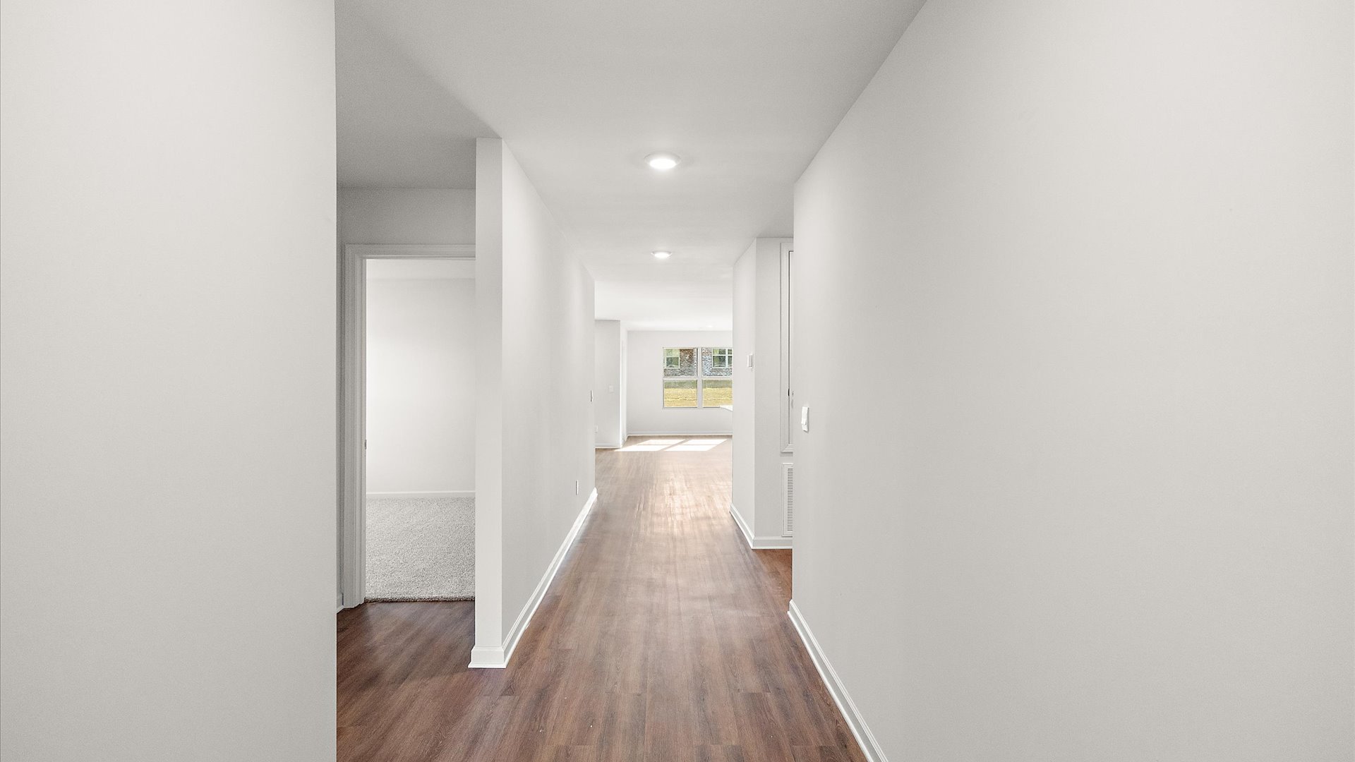 Foyer leading into the living space