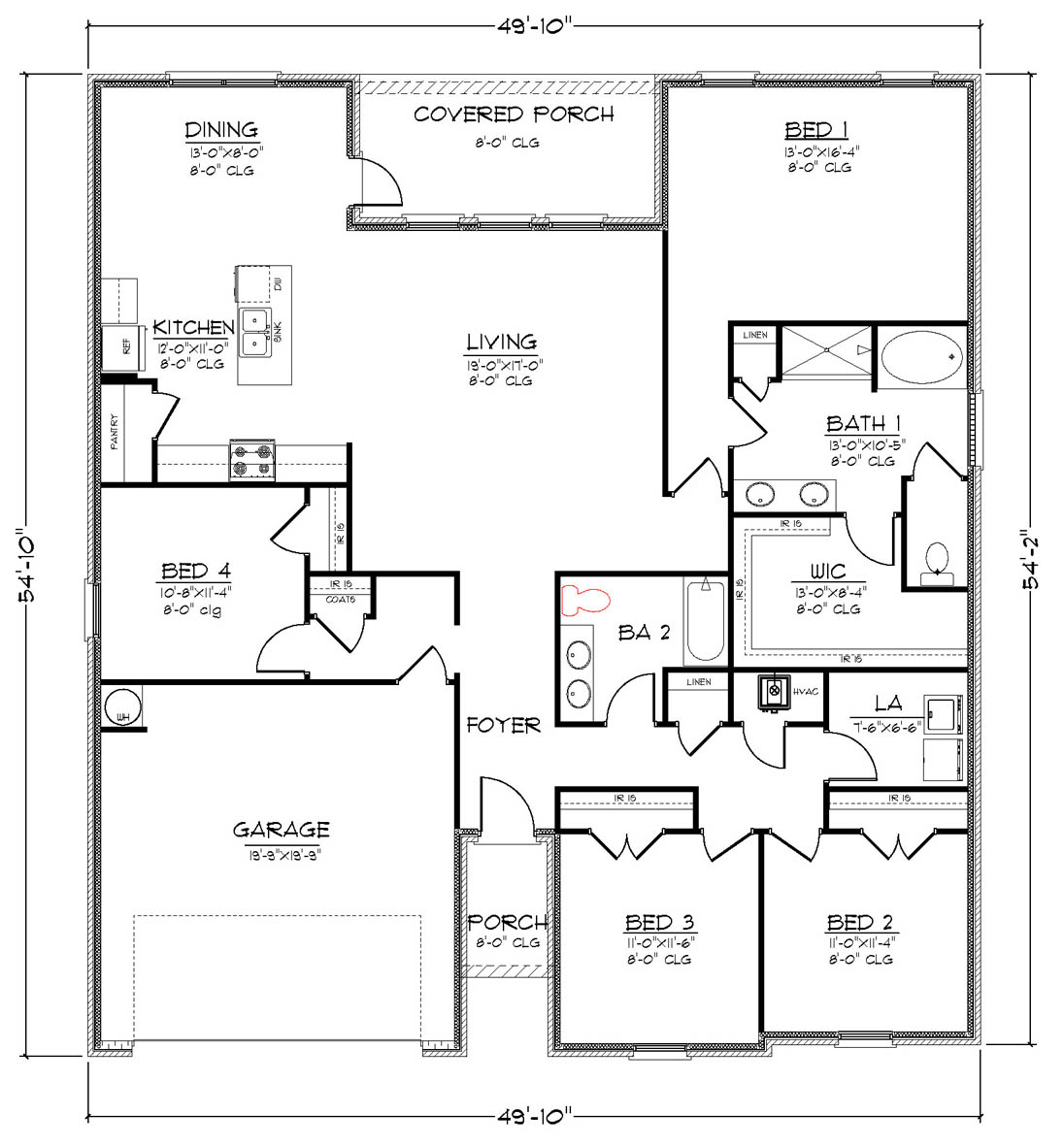 cairn single story floorplan J