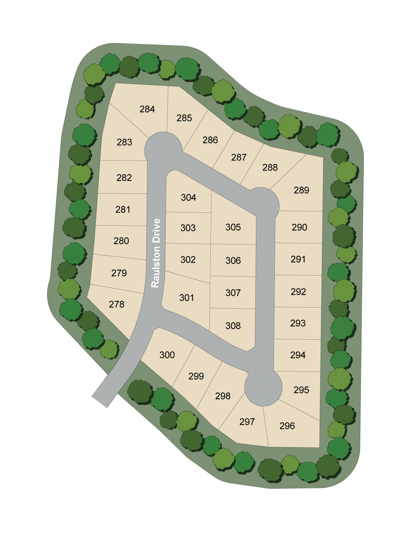 Static Lot Map