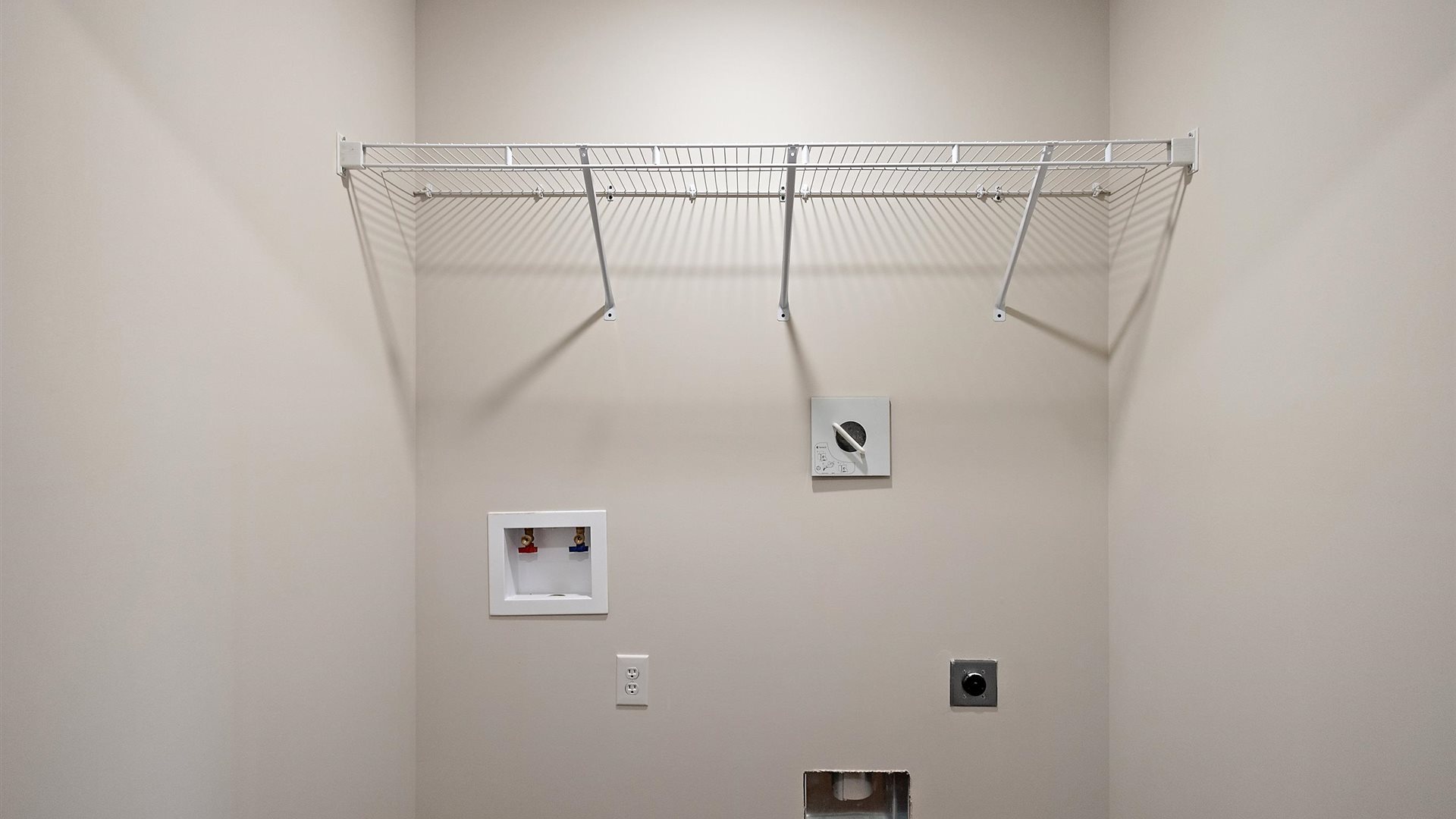 spacious laundry room