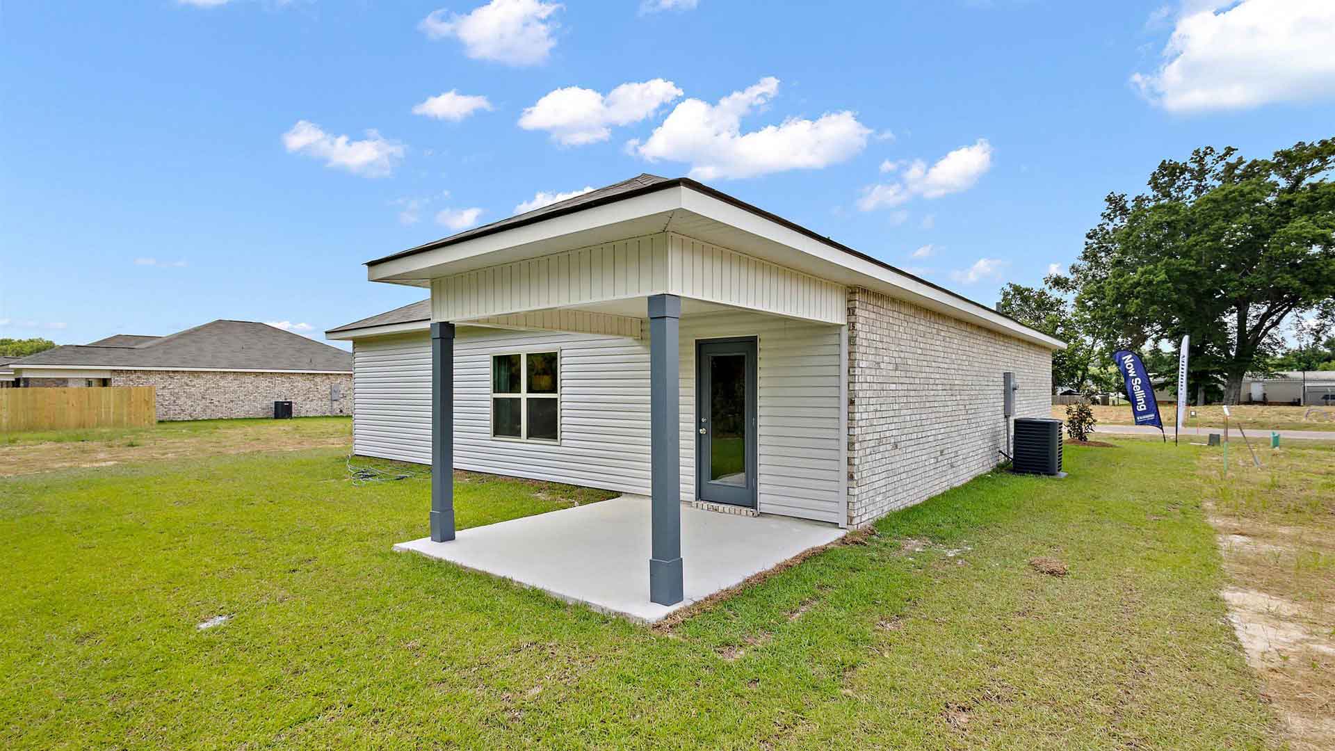 porch opens to greenspace