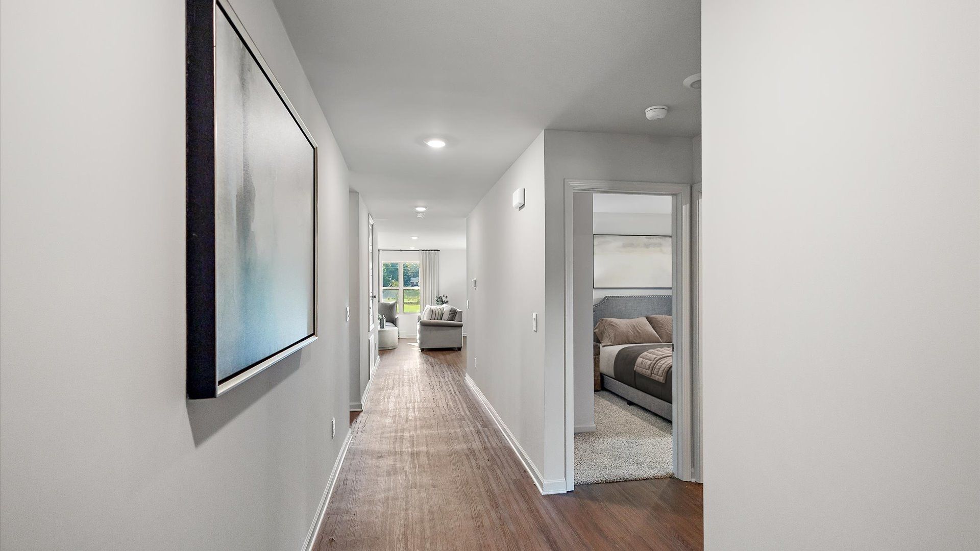Foyer hallway leading into the home.