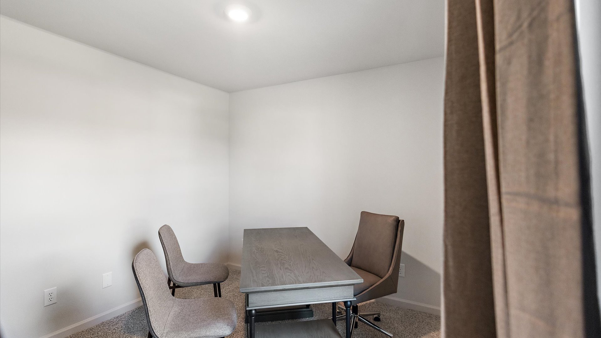 Bedroom 3 being used as an office space