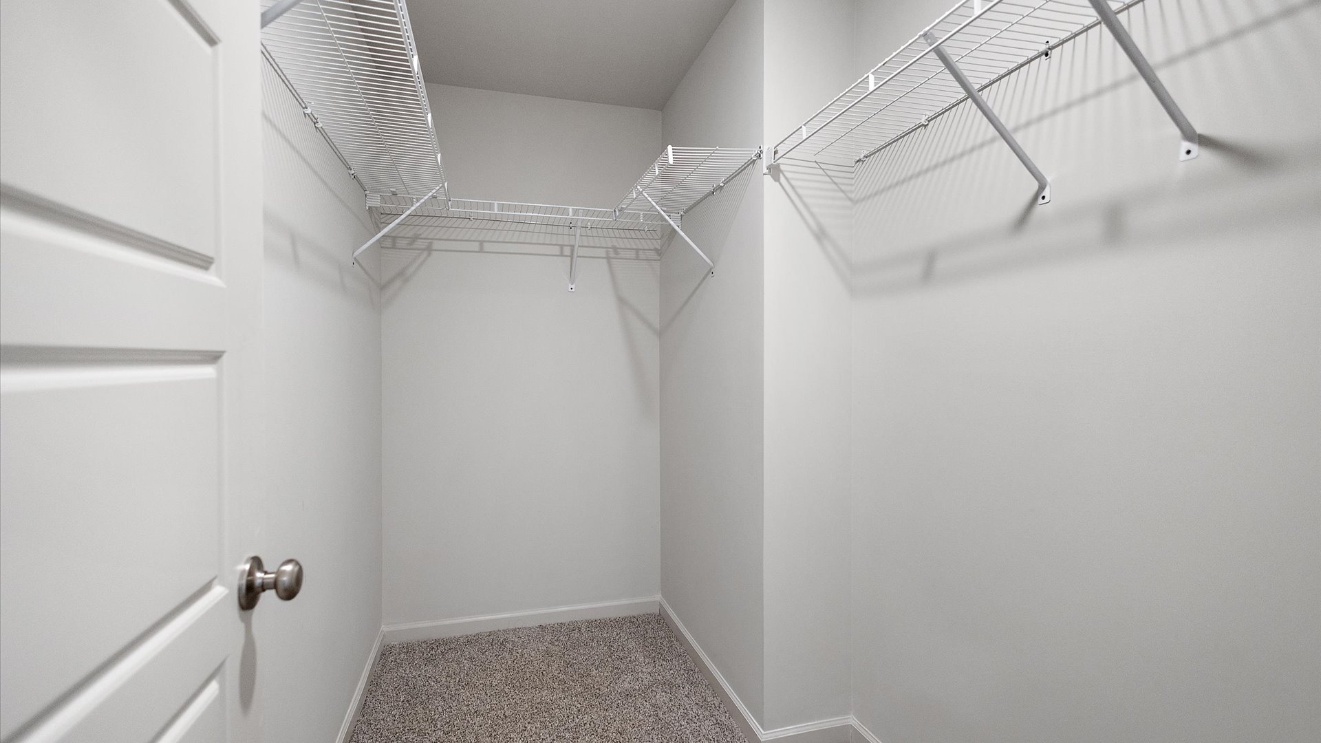 Spacious walk-in closet