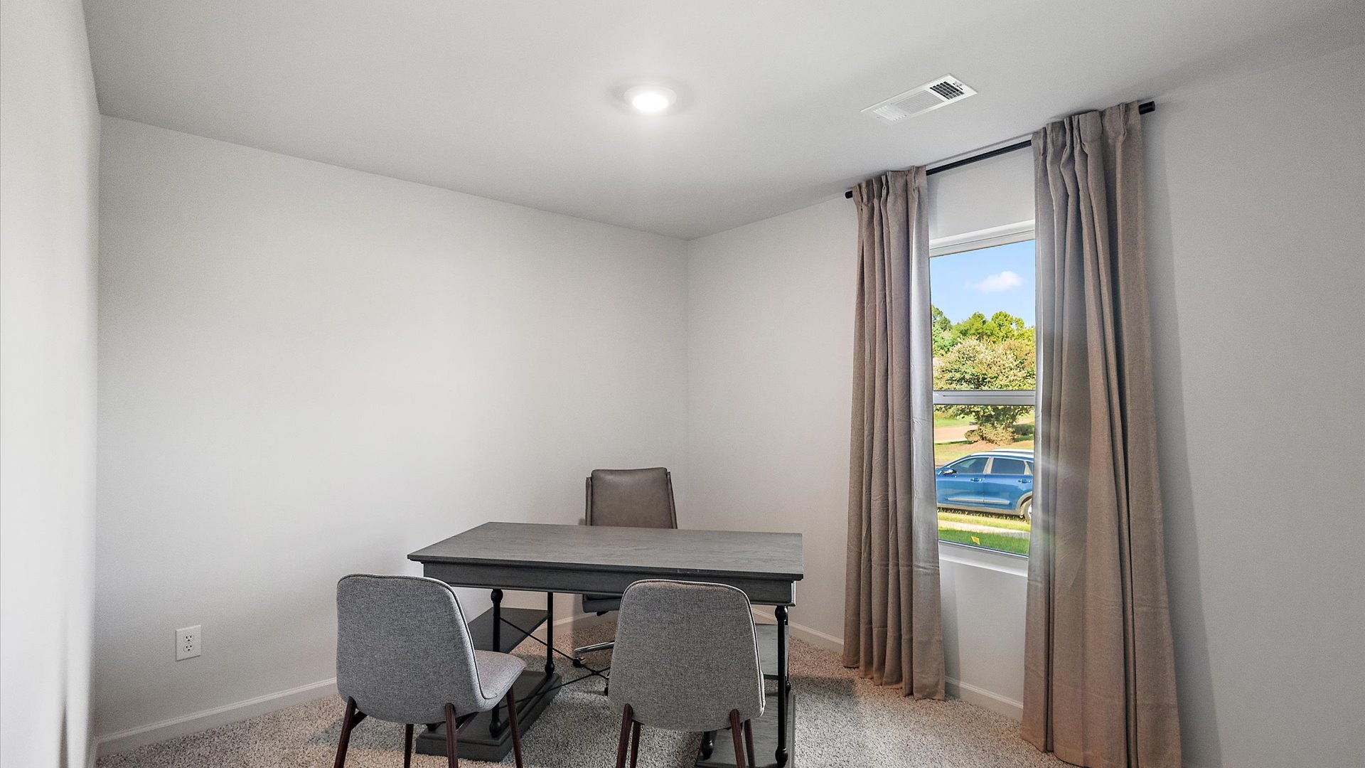 Bedroom 3 being used as an office space