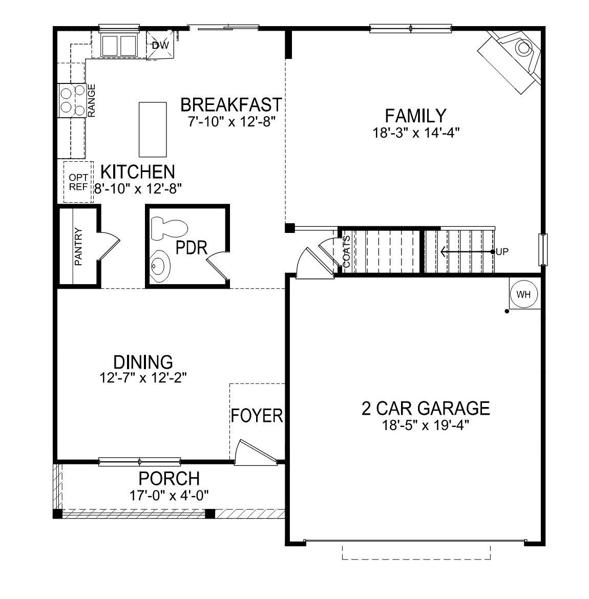 Pinehurst first floor plan