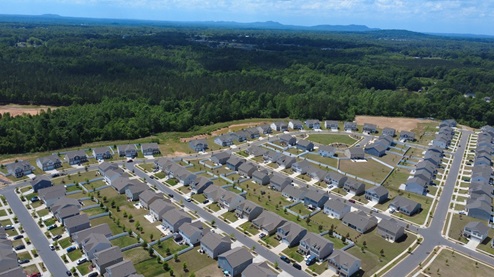 Nolen Farm community, bird eye view