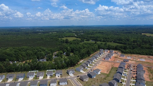 Nolen Farm community, bird eye view