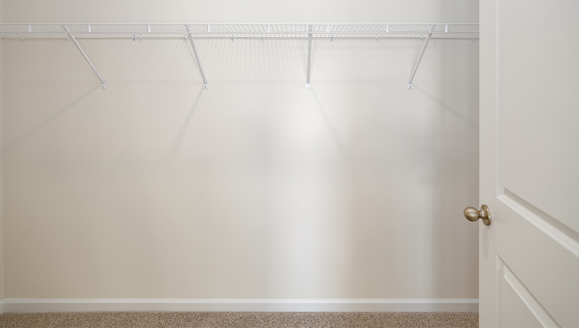 carpeted walk in closet