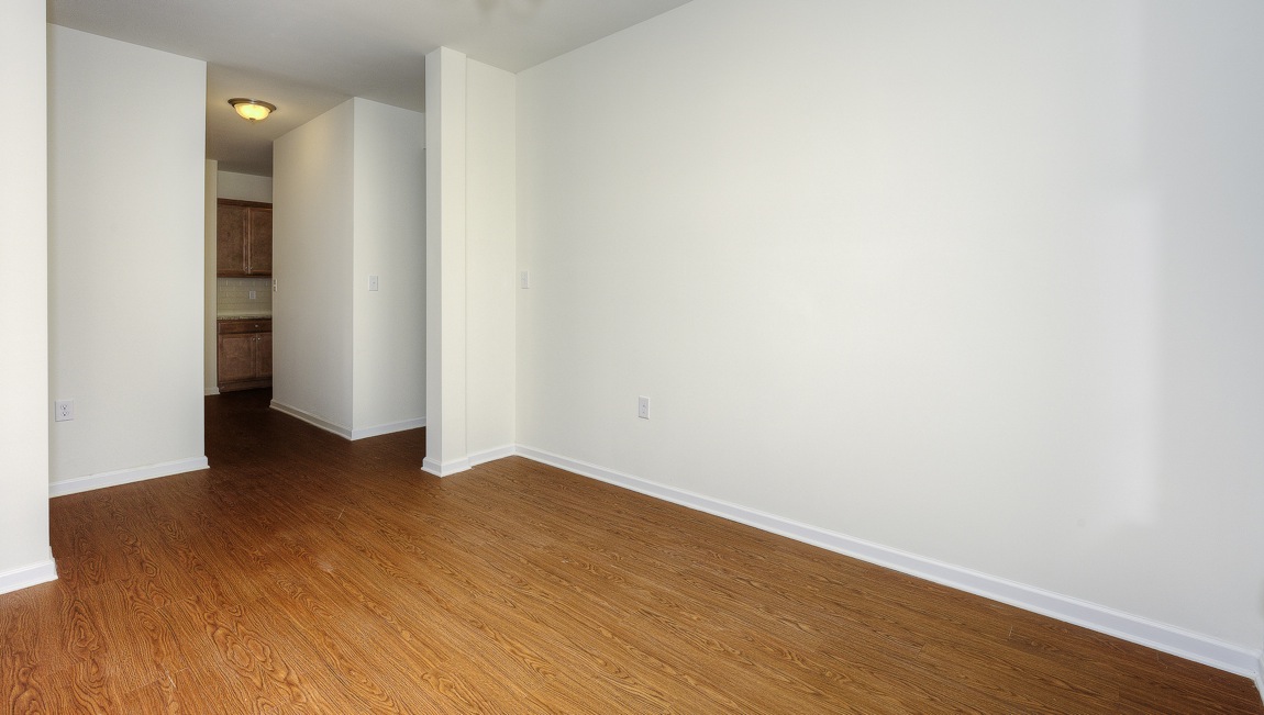 Dining room with small window