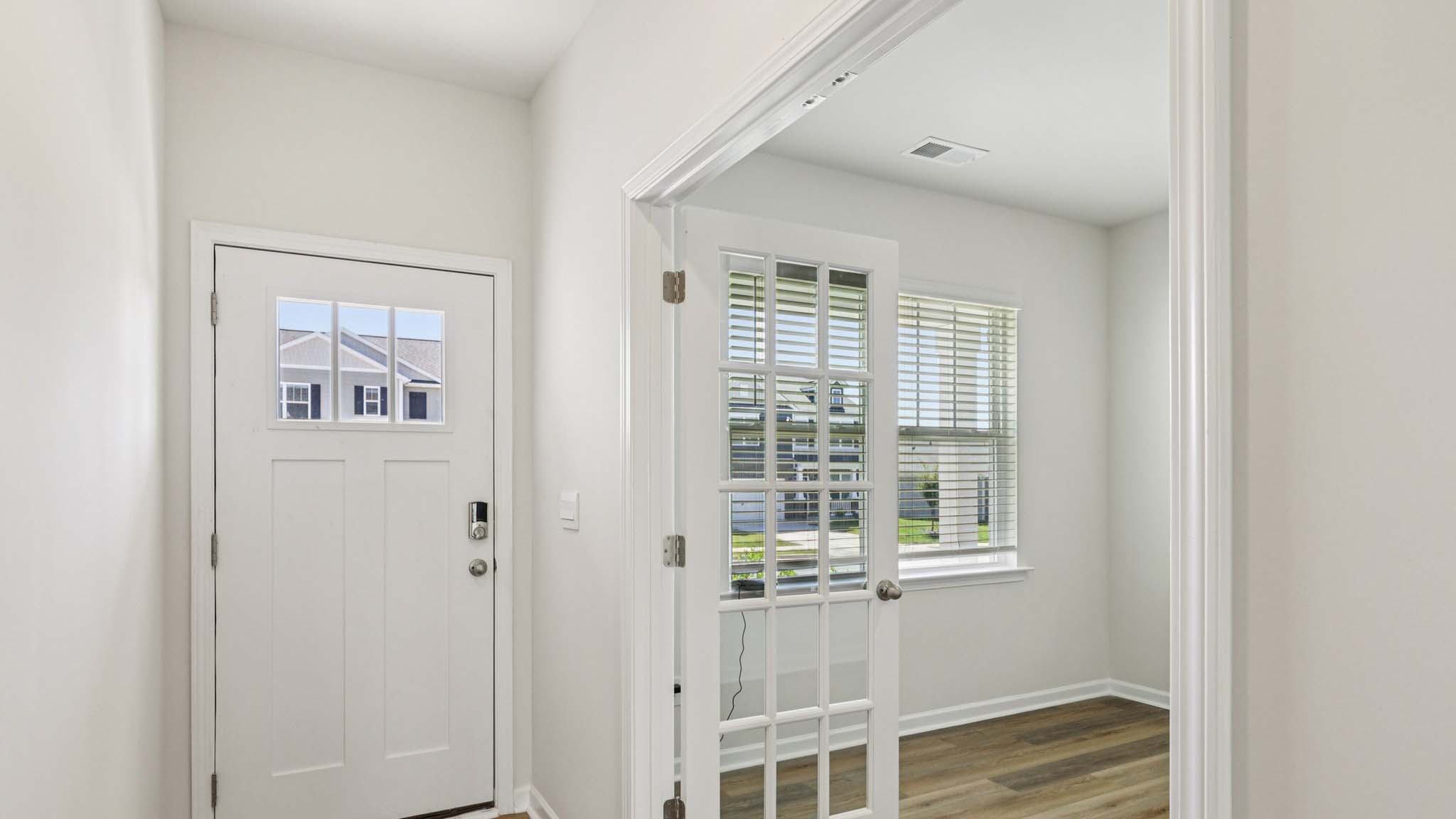 Welcoming foyer with view of front door