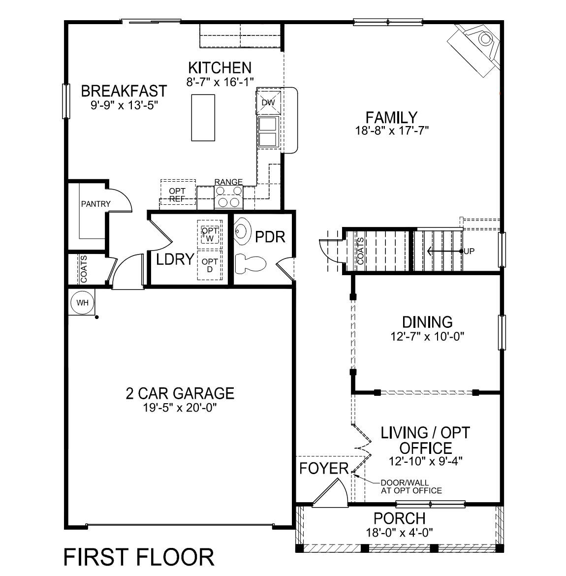 WIlmington first floor plan