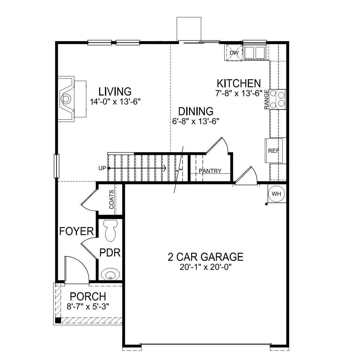 Floor Plan in Hamilton Woods | Charlotte, NC | D.R. Horton
