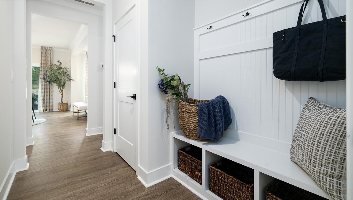 Mudroom off the garage