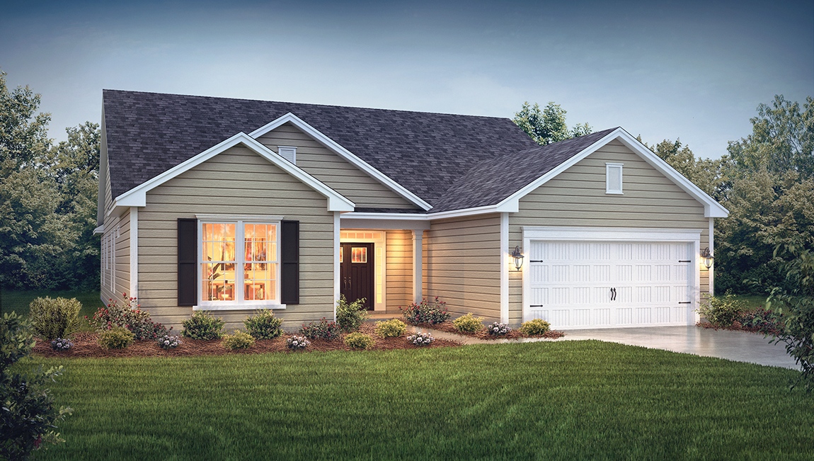 Coastal front exterior rendering in Charlotte, North Carolina