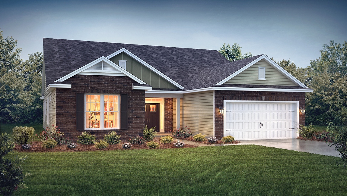 Coastal front exterior rendering in Charlotte, North Carolina