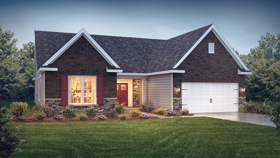 Coastal front exterior rendering in Charlotte, North Carolina