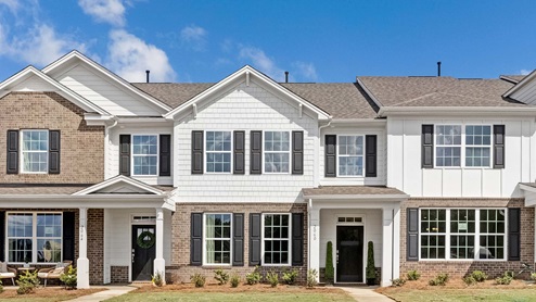 Blake front exterior with stone