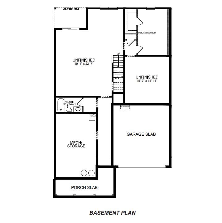 Basement floor plan