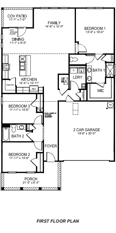First floor plan