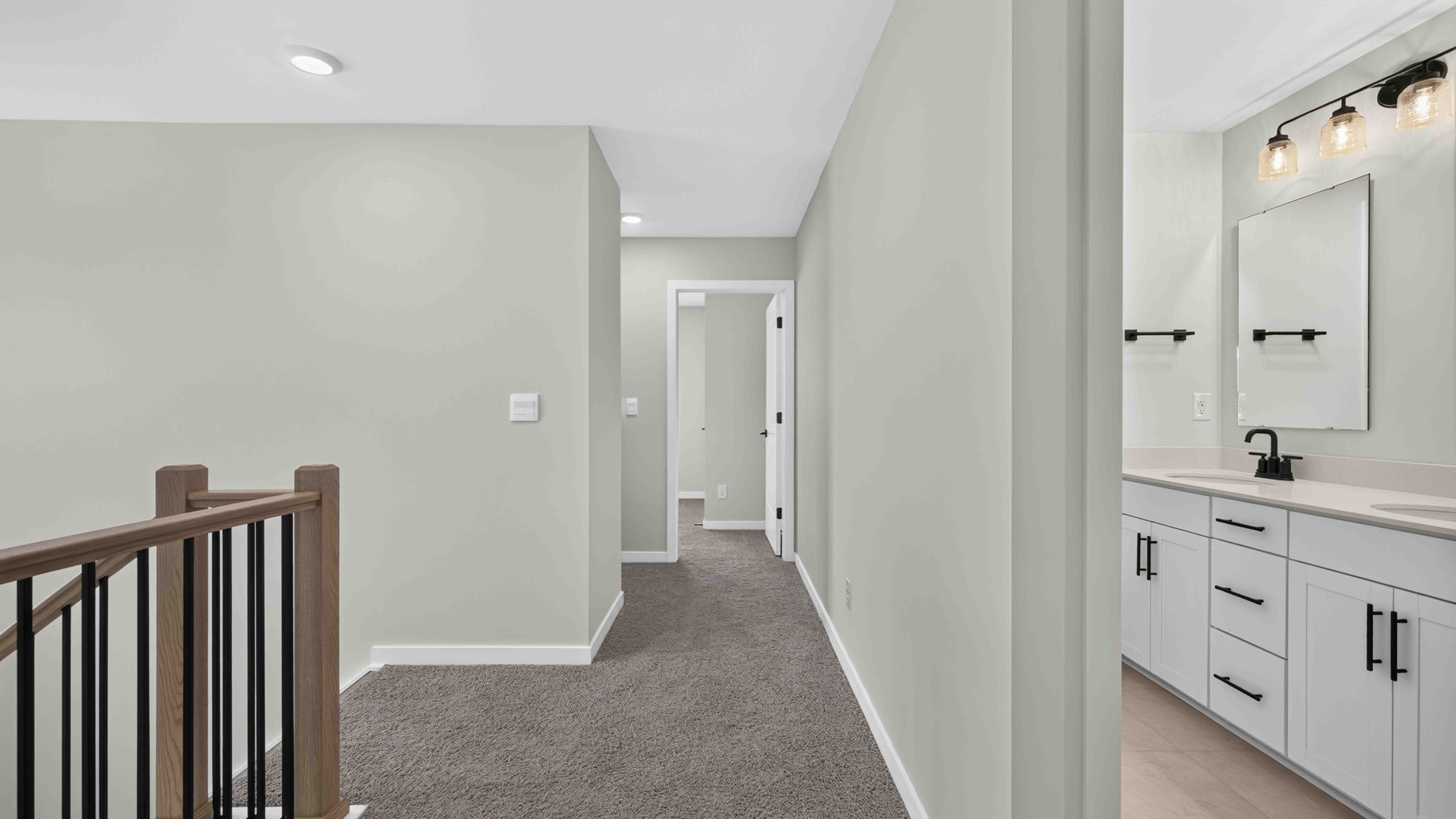 Upstairs landing area