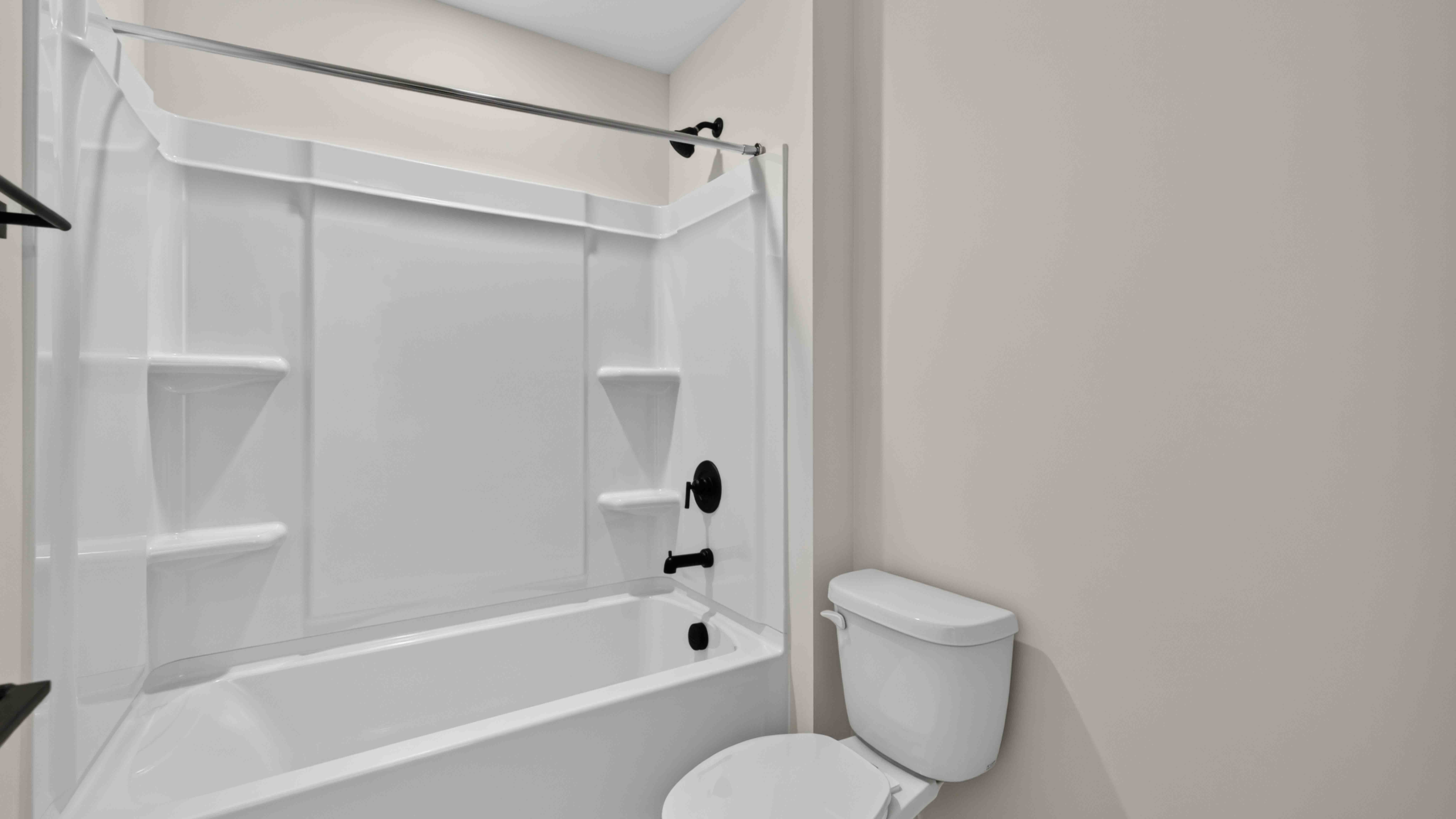 Bathroom with tub shower