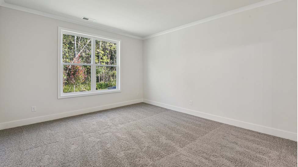 Primary bedroom with windows
