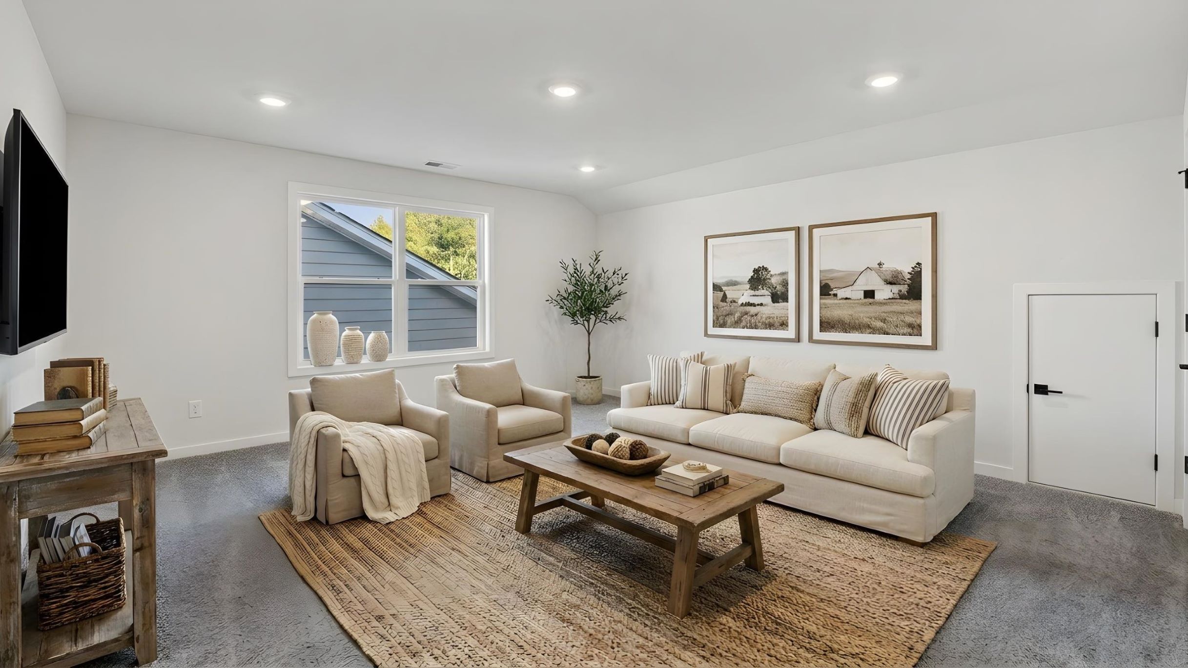 Carpeted loft